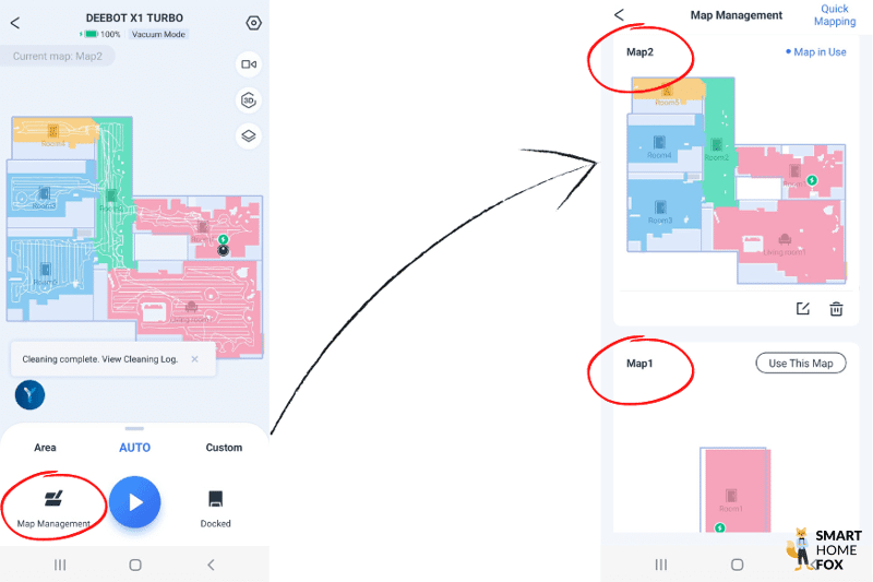 Ein Bild zeigt, dass mehrere Karten gespeichert werden können.